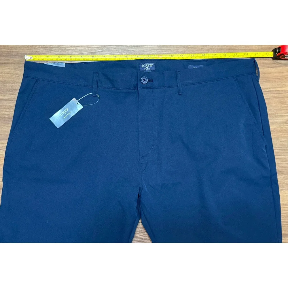 J.Crew Slim Fit Tech Flex Chino Pant Mens Navy Stretch Performance Sz 40x32